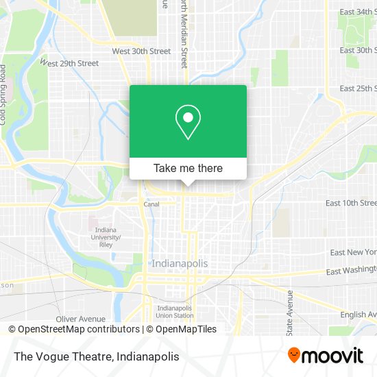 The Vogue Theatre map