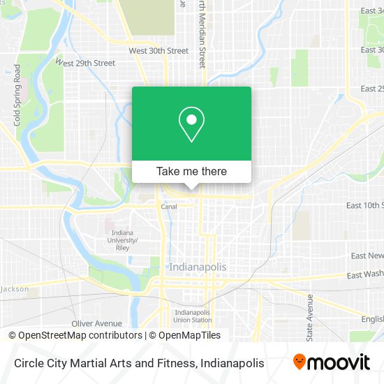 Circle City Martial Arts and Fitness map