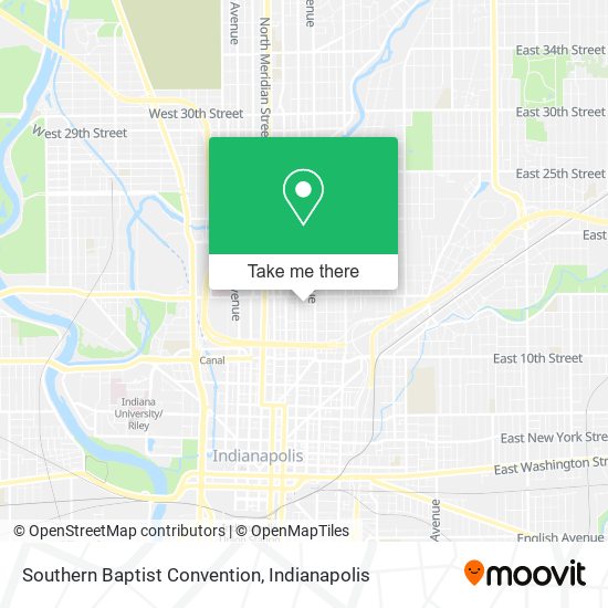 Southern Baptist Convention map