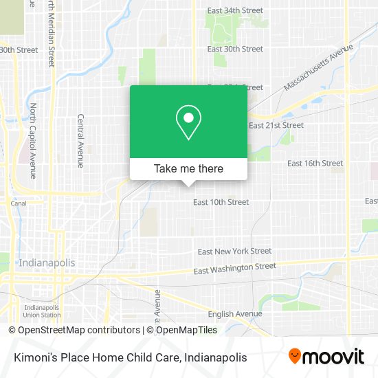 Kimoni's Place Home Child Care map