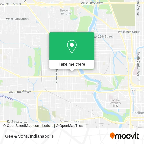 Gee & Sons map