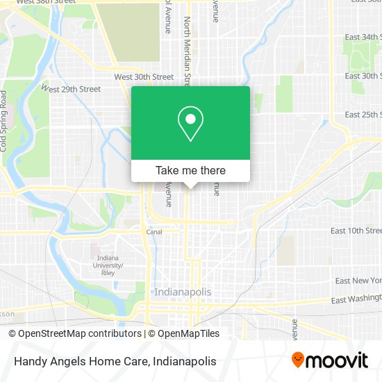 Handy Angels Home Care map