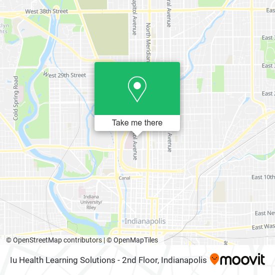 Iu Health Learning Solutions - 2nd Floor map