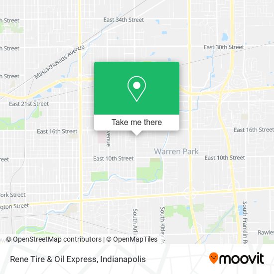 Rene Tire & Oil Express map