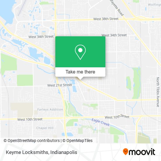 Keyme Locksmiths map