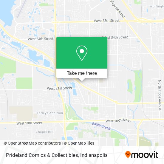 Prideland Comics & Collectibles map