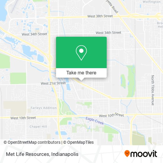 Met Life Resources map