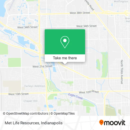 Mapa de Met Life Resources