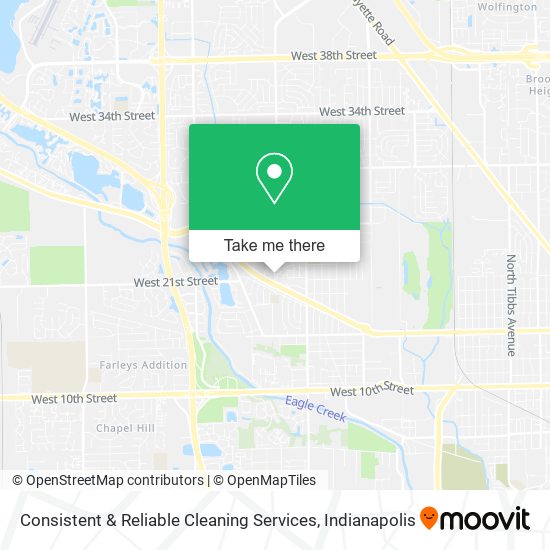 Consistent & Reliable Cleaning Services map