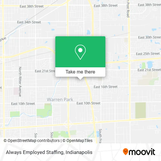 Always Employed Staffing map