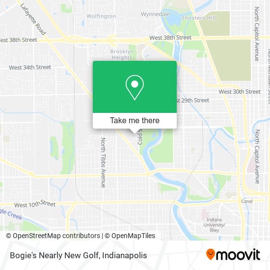 Bogie's Nearly New Golf map