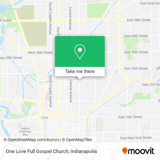 One Love Full Gospel Church map