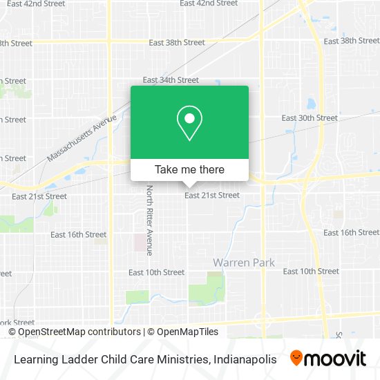 Learning Ladder Child Care Ministries map