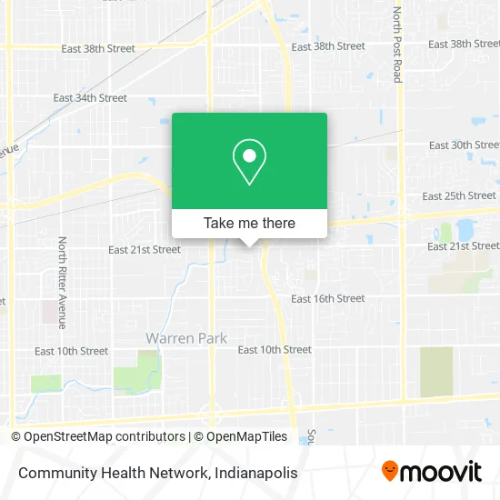 Community Health Network map