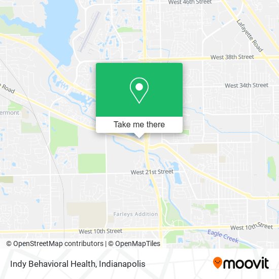 Mapa de Indy Behavioral Health