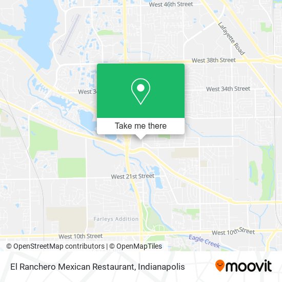 El Ranchero Mexican Restaurant map