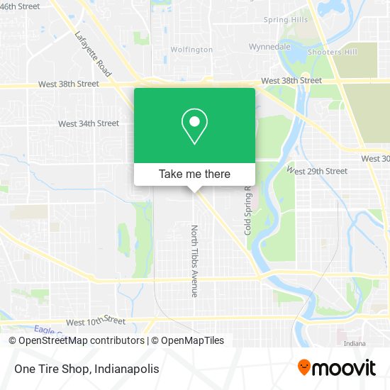 Mapa de One Tire Shop