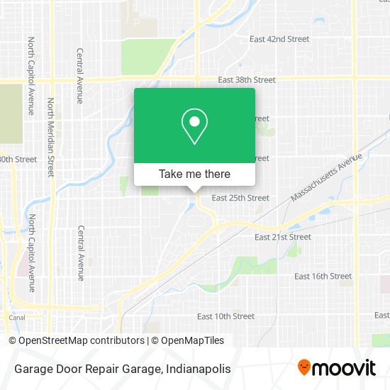 Mapa de Garage Door Repair Garage