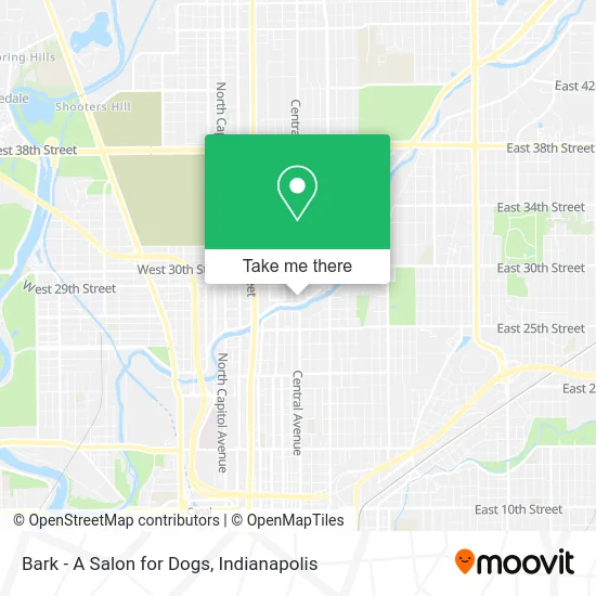 Bark - A Salon for Dogs map