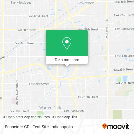 Schneider CDL Test Site map