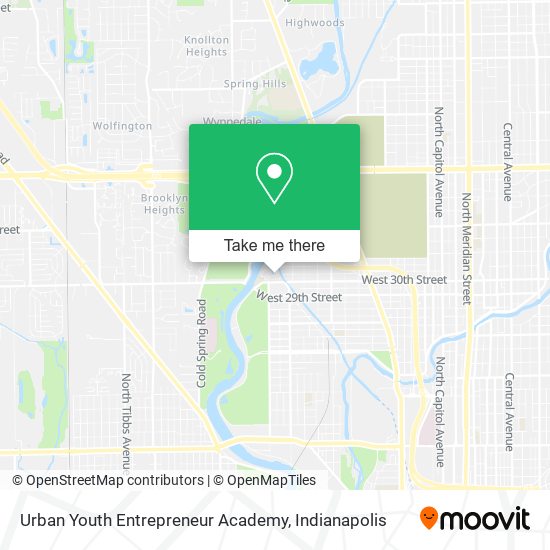 Urban Youth Entrepreneur Academy map