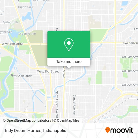 Mapa de Indy Dream Homes