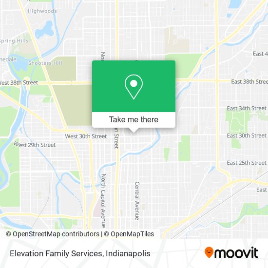 Mapa de Elevation Family Services