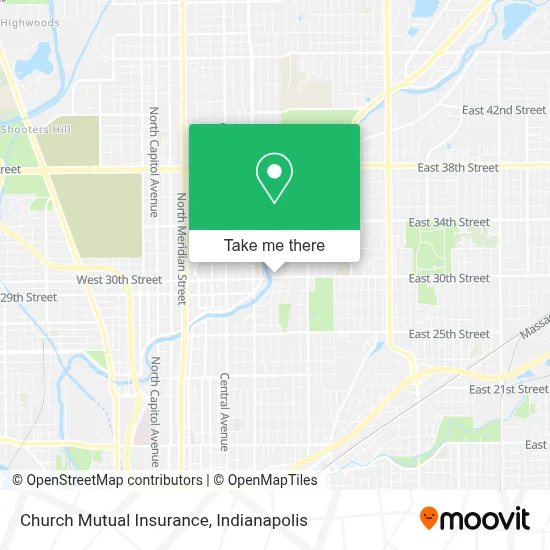 Church Mutual Insurance map