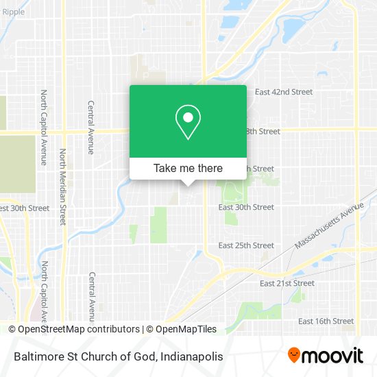 Baltimore St Church of God map
