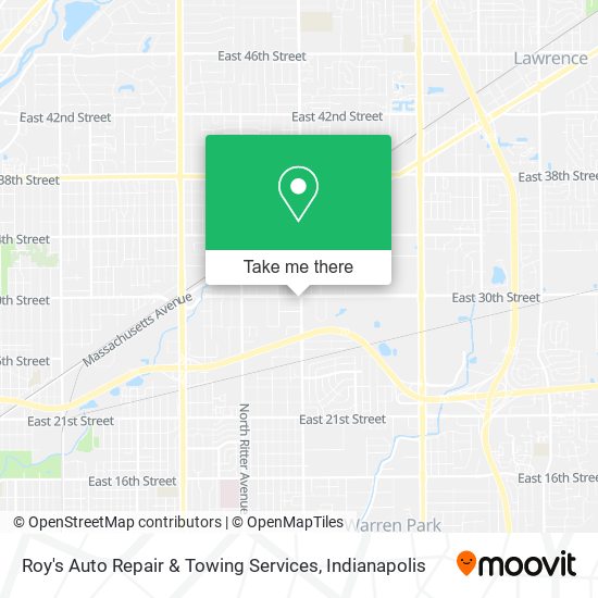 Roy's Auto Repair & Towing Services map