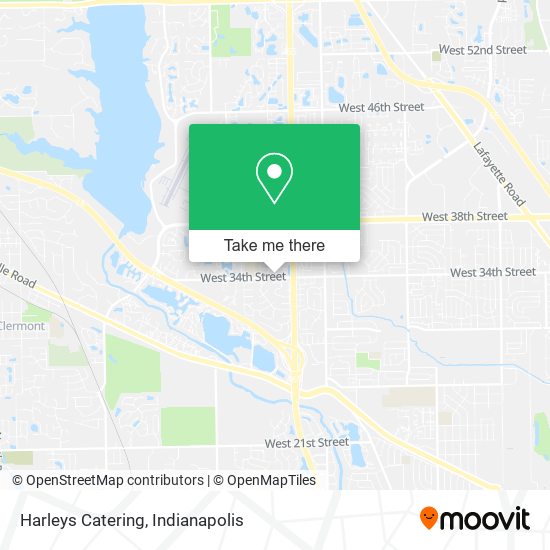 Harleys Catering map