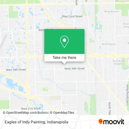 Eagles of Indy Painting map
