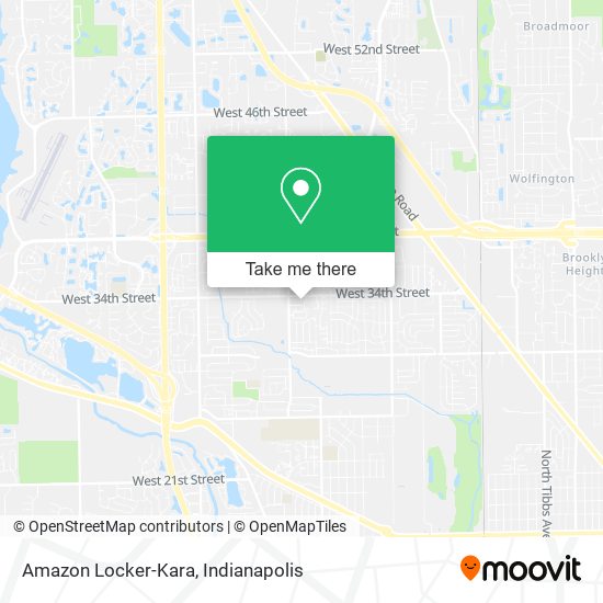 Amazon Locker-Kara map