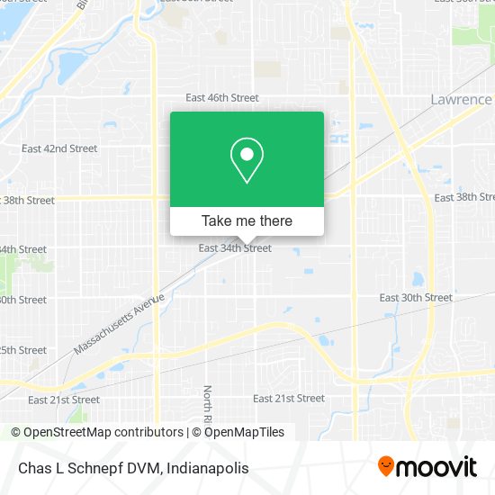 Chas L Schnepf DVM map