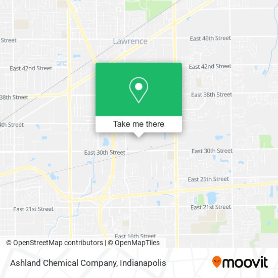 Mapa de Ashland Chemical Company