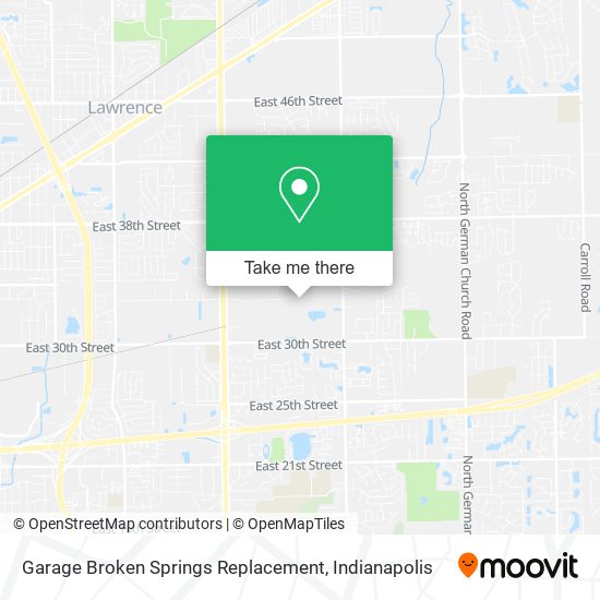 Garage Broken Springs Replacement map