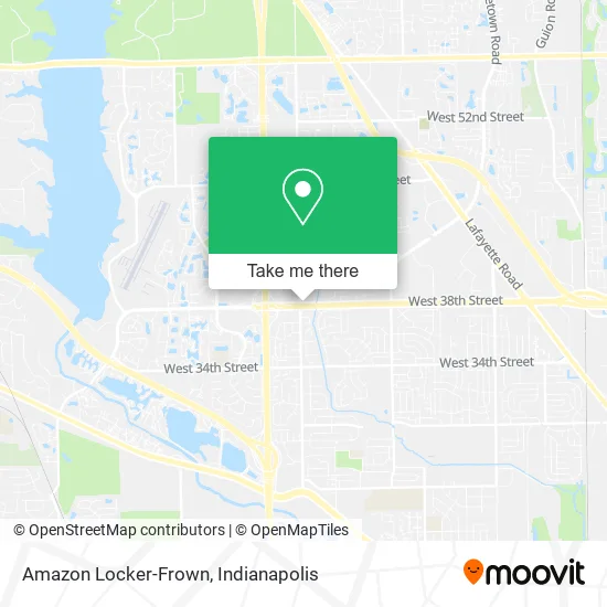 Amazon Locker-Frown map