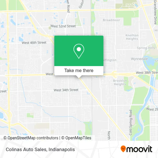 Colinas Auto Sales map