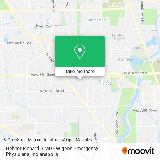 Hehner Richard S MD - Wigeon Emergency Physicians map