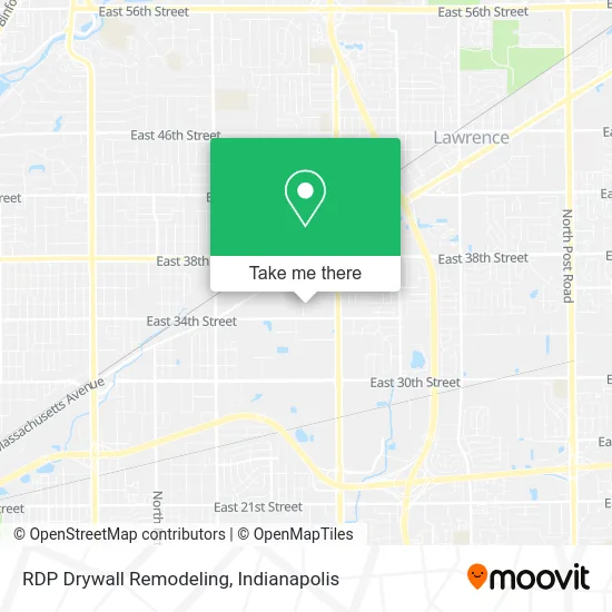 RDP Drywall Remodeling map