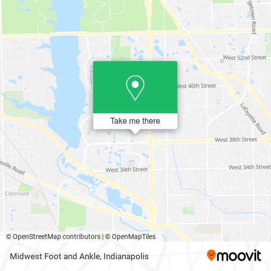 Midwest Foot and Ankle map