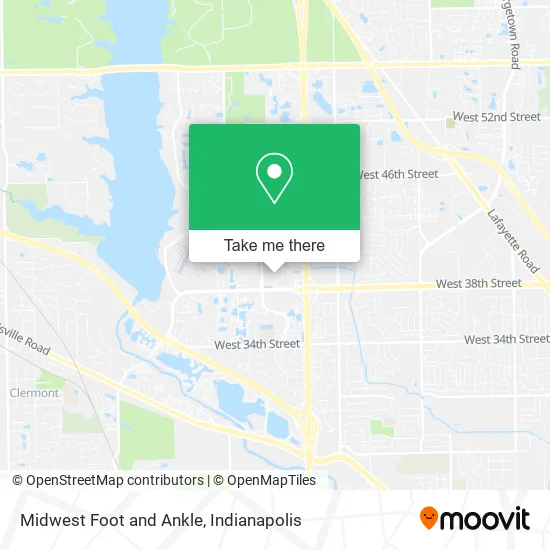 Mapa de Midwest Foot and Ankle