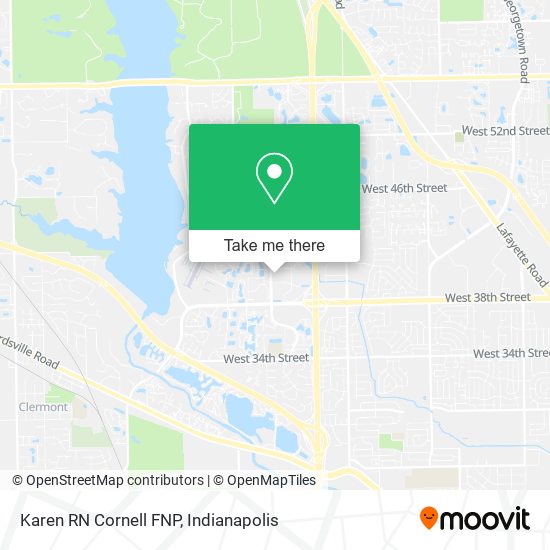 Karen RN Cornell FNP map