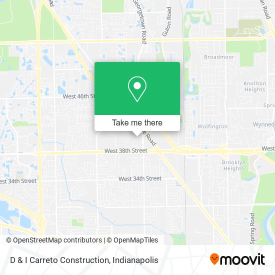 D & I Carreto Construction map