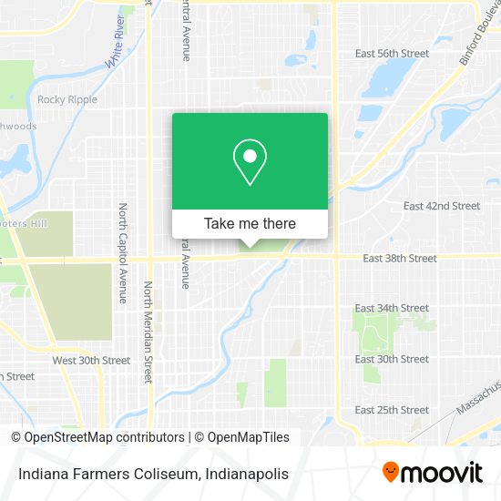 Indiana Farmers Coliseum map