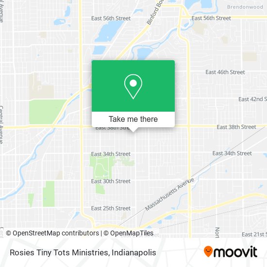 Mapa de Rosies Tiny Tots Ministries