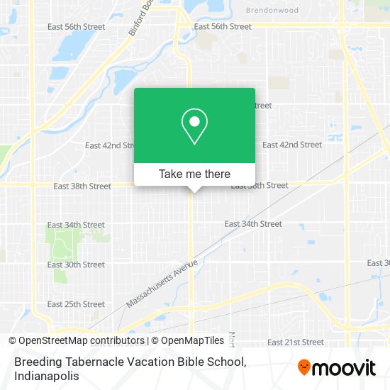 Mapa de Breeding Tabernacle Vacation Bible School