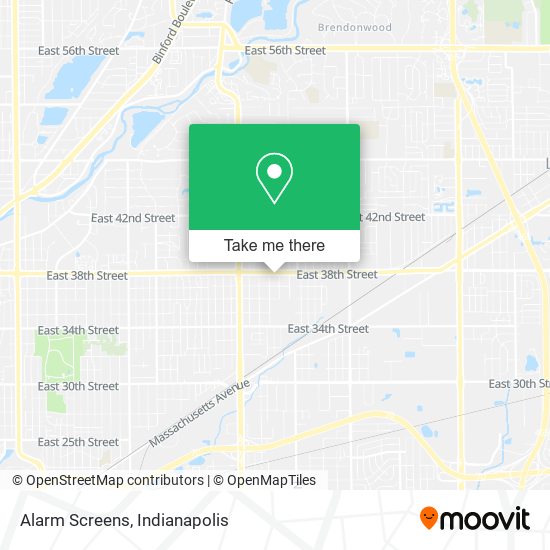 Alarm Screens map