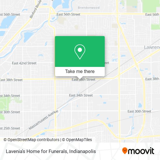 Lavenia's Home for Funerals map