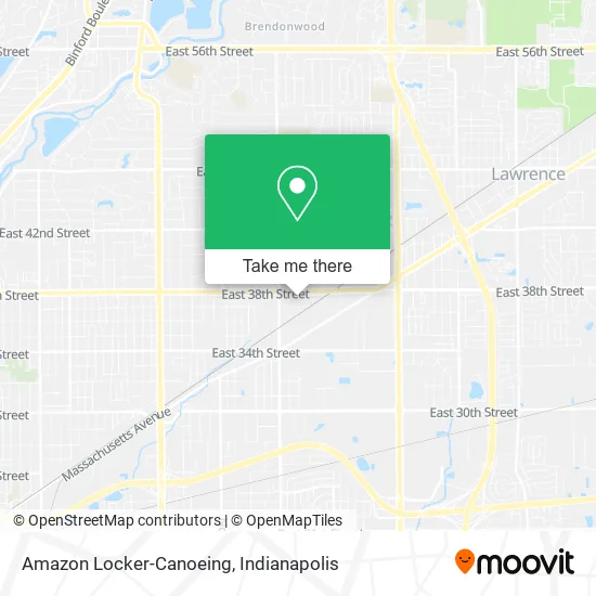 Amazon Locker-Canoeing map